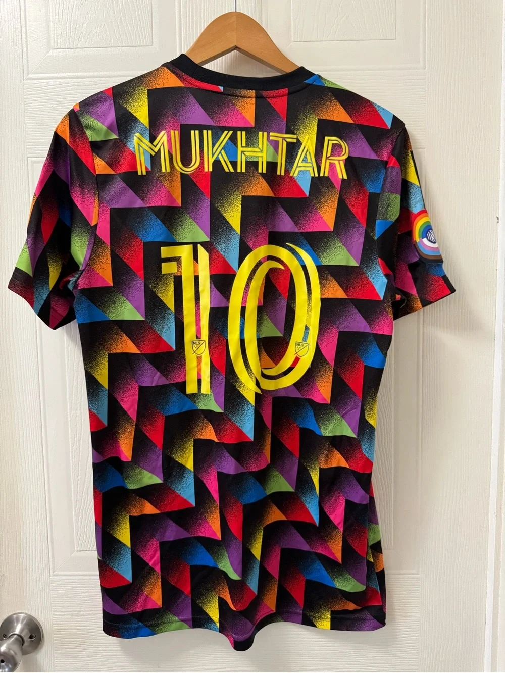 adidas Multicolor Geometric Men's Soccer Jersey